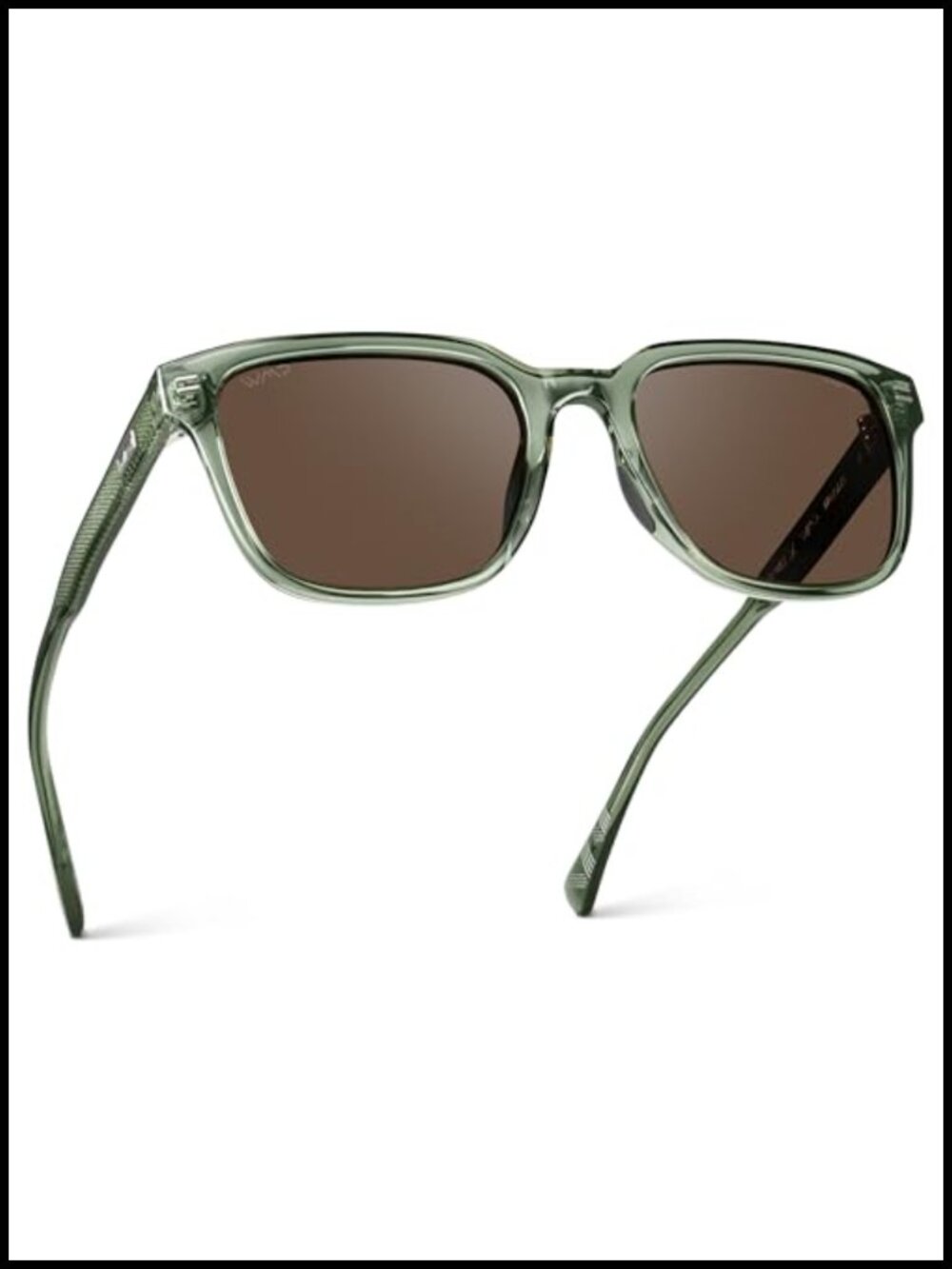 Polarized Golf Sunglasses Rectangular Acetate Frame UV400
